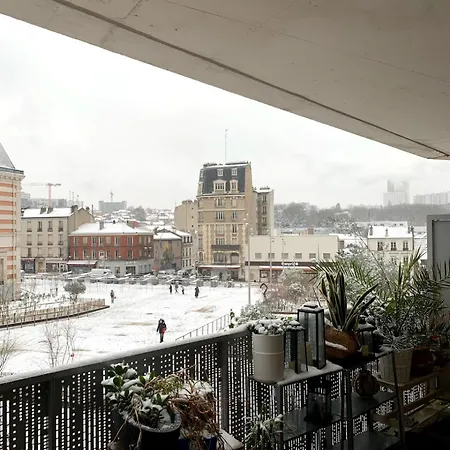 Spacious Flat With Terrasse And Parking Near Metro * Bagnolet